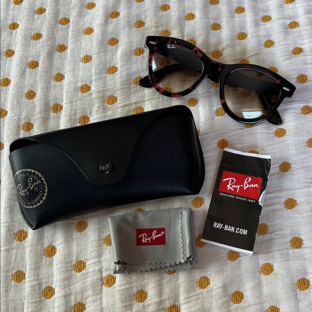Ray-Ban Wayfarer Way sunglasses Polished Pink Havana - Picture 11 of 11